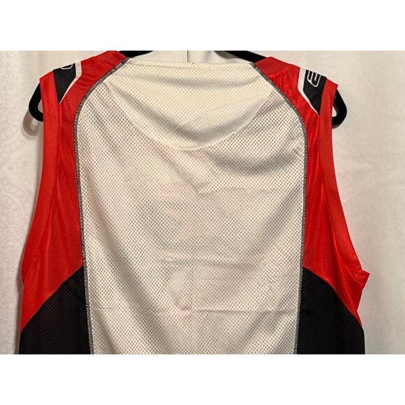 AXO Sport Mens Sleeveless Graphic Jersey XXL Red/Black/White - Picture 4 of 7